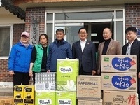 임승식 도의원  정읍 산불 피해 이재민 위로 방문