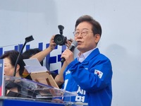 더불어민주당 이재명 후보,텃밭 전북지역 유세, '2036 전주 올림픽 국가적 역량 집중해야'