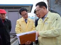 고창군수, 주민 숙원 해결·김치산업 기반 강화 현장 점검